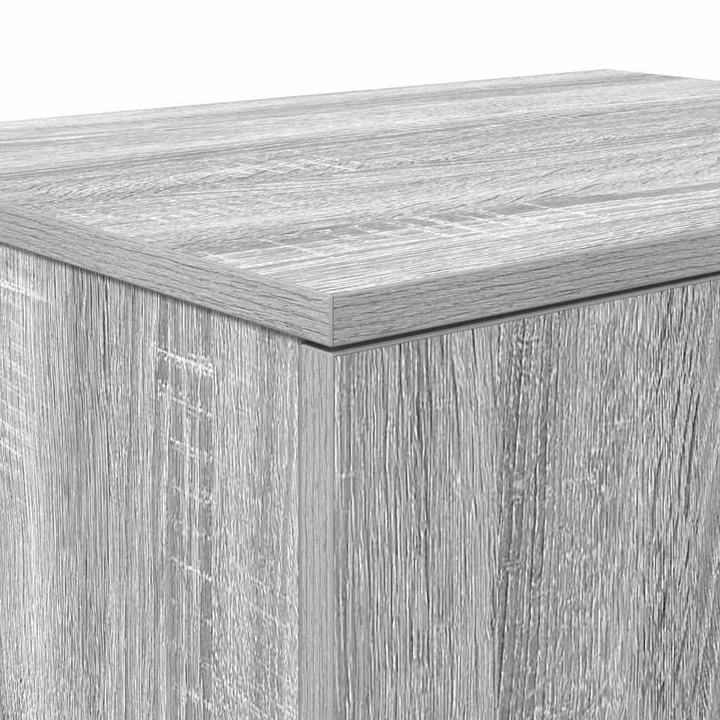 Storage Cabinets 2 pcs Grey Sonoma 118 x 41 x 40 cm