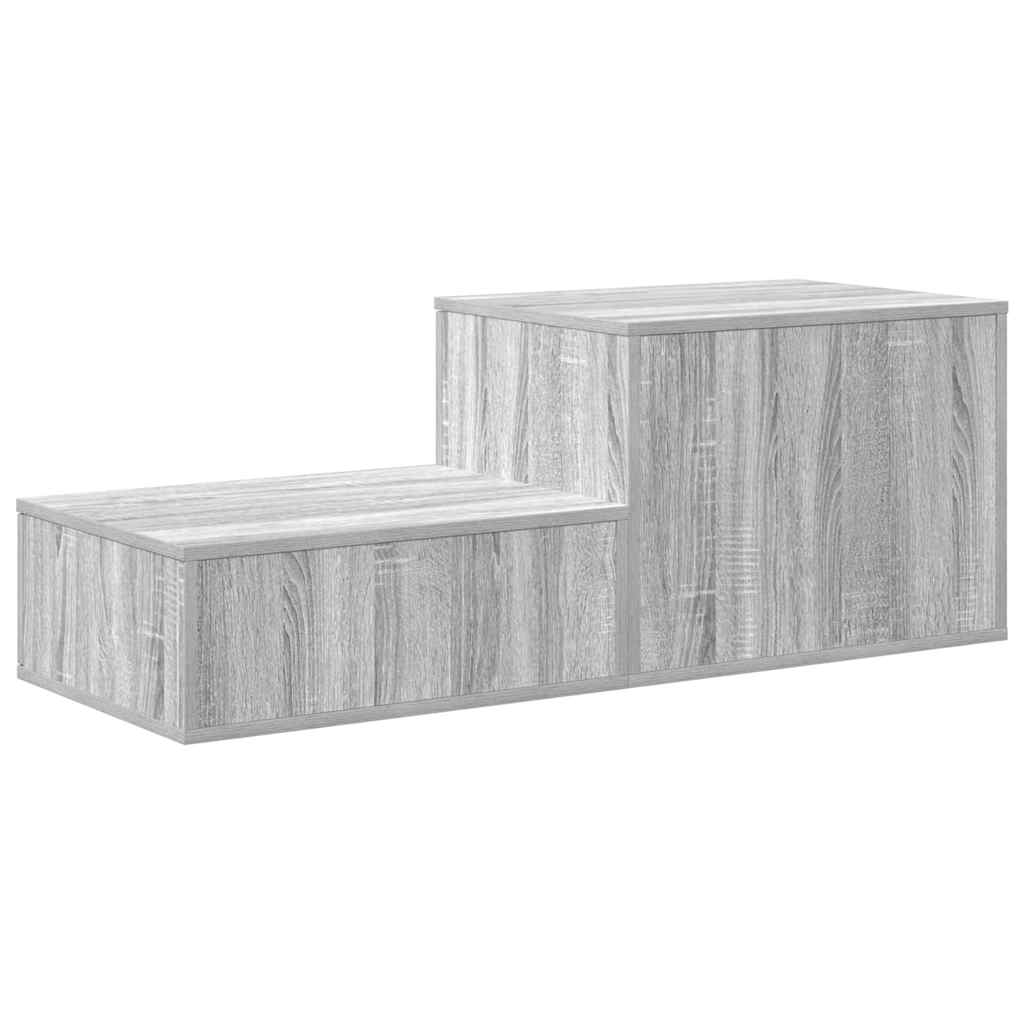 Storage Cabinets 2 pcs Grey Sonoma 118 x 41 x 40 cm