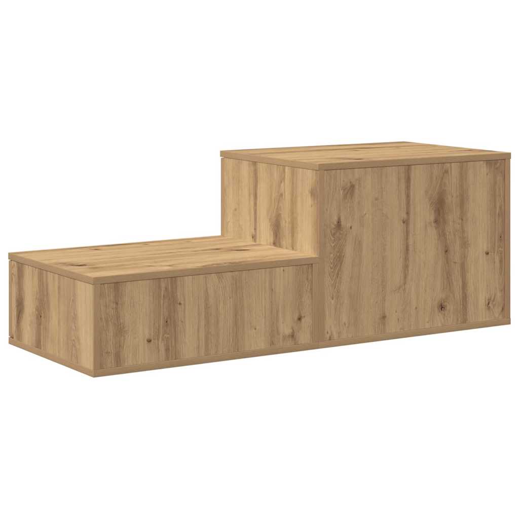 Oppbevaringsskap 2 pcs Amatininkų ąžuolas 118 x 41 x 40 cm