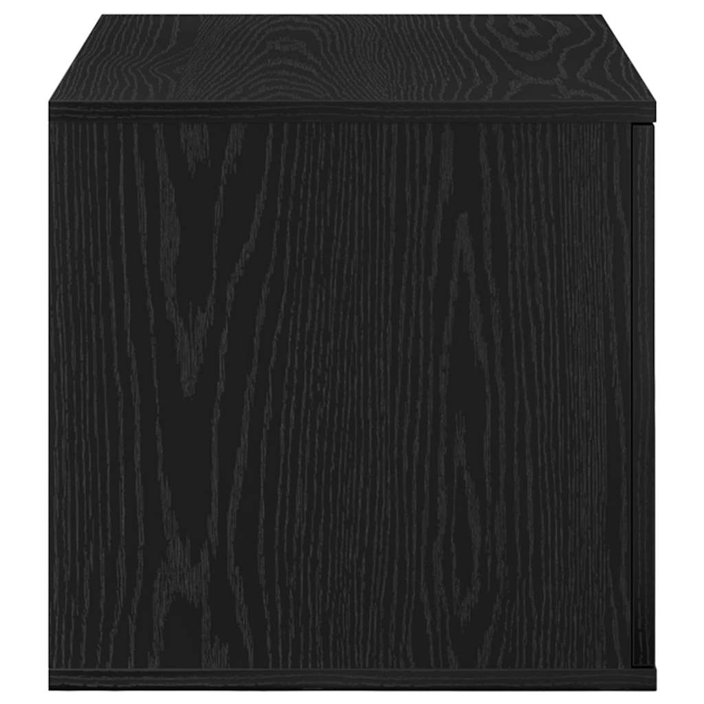 Juoda Saugojimo Spinta 108x41x40 cm Iš Inžinerinės Medienos
