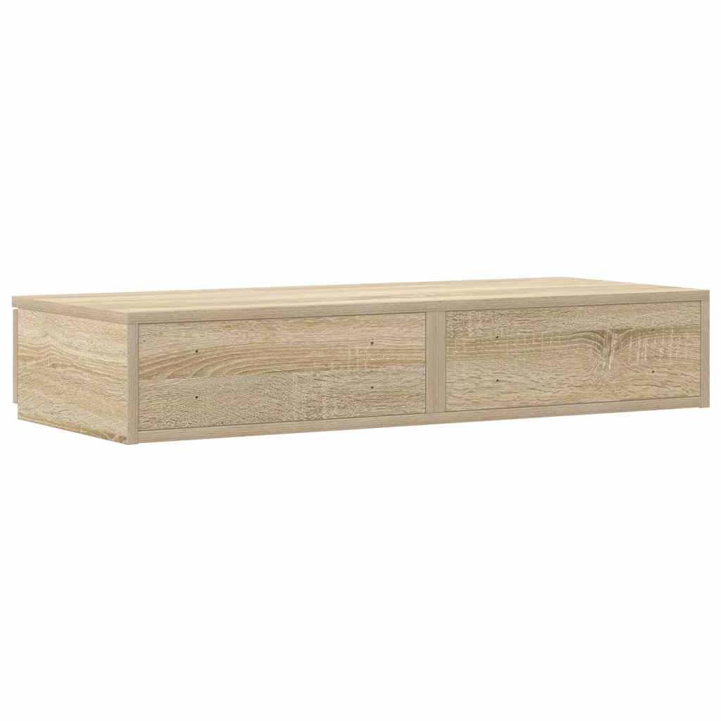 Bed Drawers with Sonoma Oak Drawer 100 x 36.5 x 16.5 cm