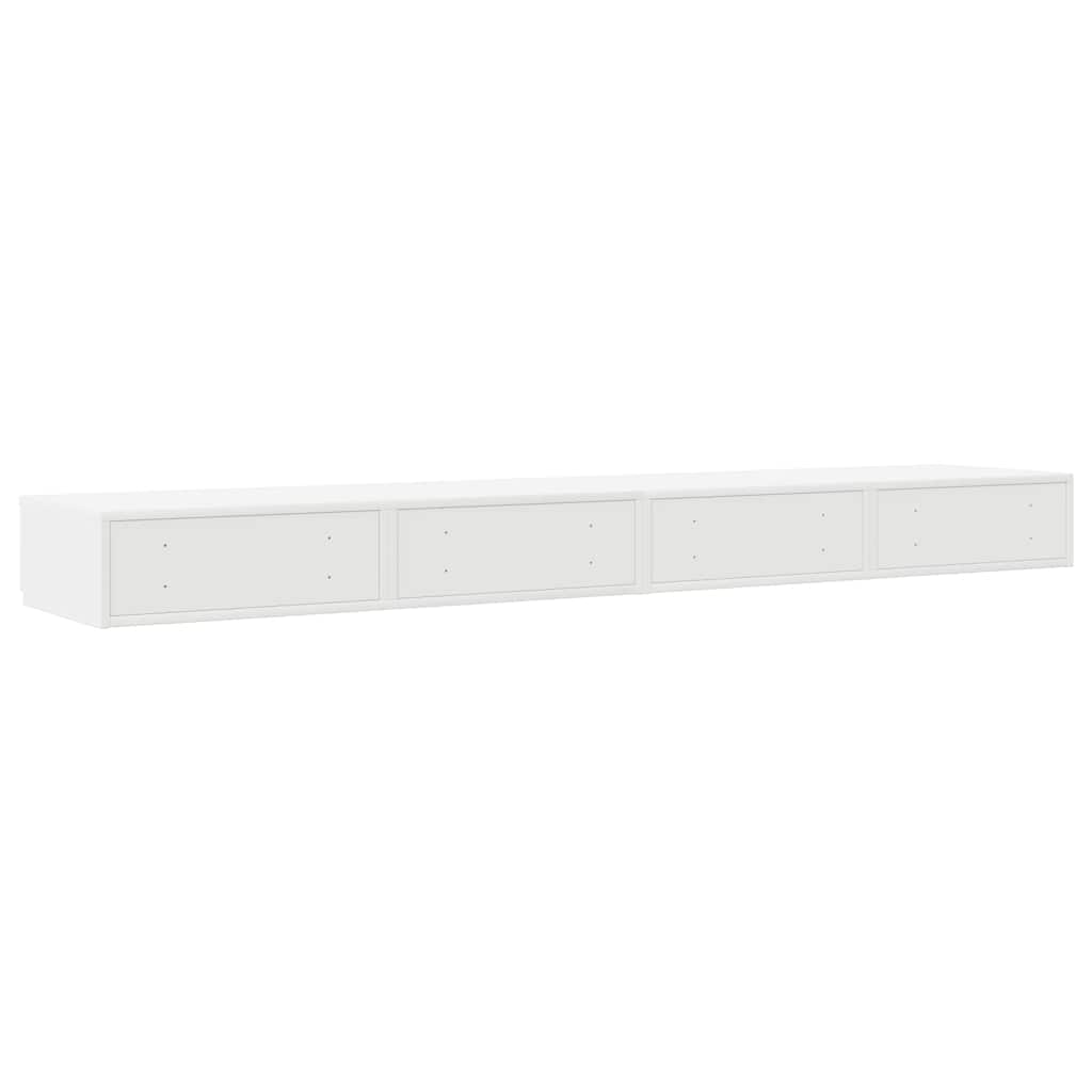 Lovos stalčiai Balta 200 x 36,5 x 16,5 cm Apdirbta mediena