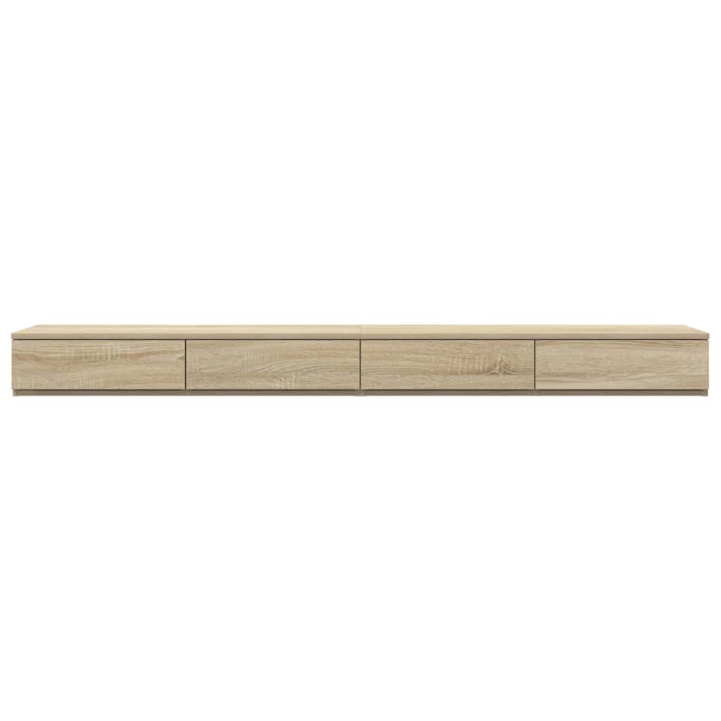 Bed drawers with drawer Sonoma oak 200 x 36.5 x 16.5 cm