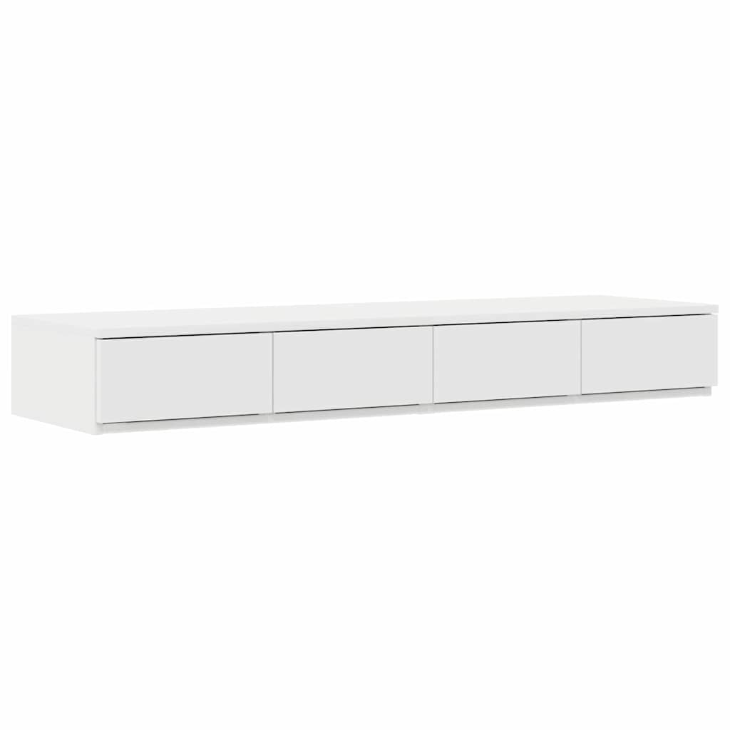 Lovos stalčiai Balta 120 x 36,5 x 16,5 cm Apdirbta mediena