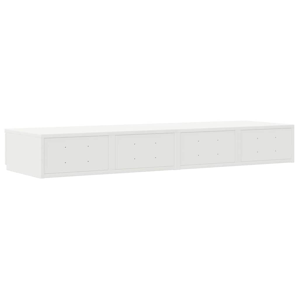 Lovos stalčiai Balta 120 x 36,5 x 16,5 cm Apdirbta mediena