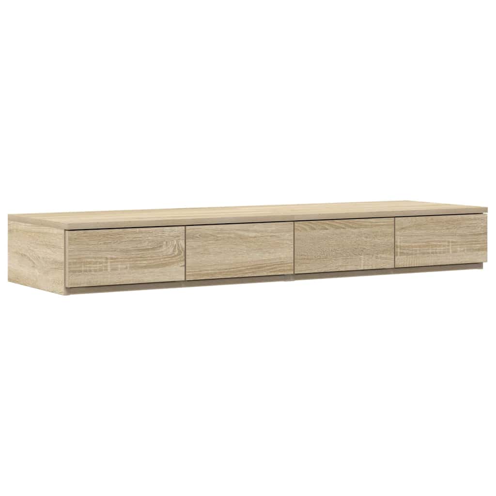 Bed drawer with drawer Sonoma oak 120 x 36.5 x 16.5 cm