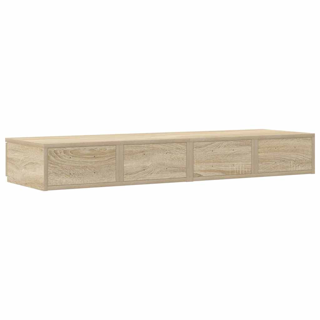 Bed drawer with drawer Sonoma oak 120 x 36.5 x 16.5 cm