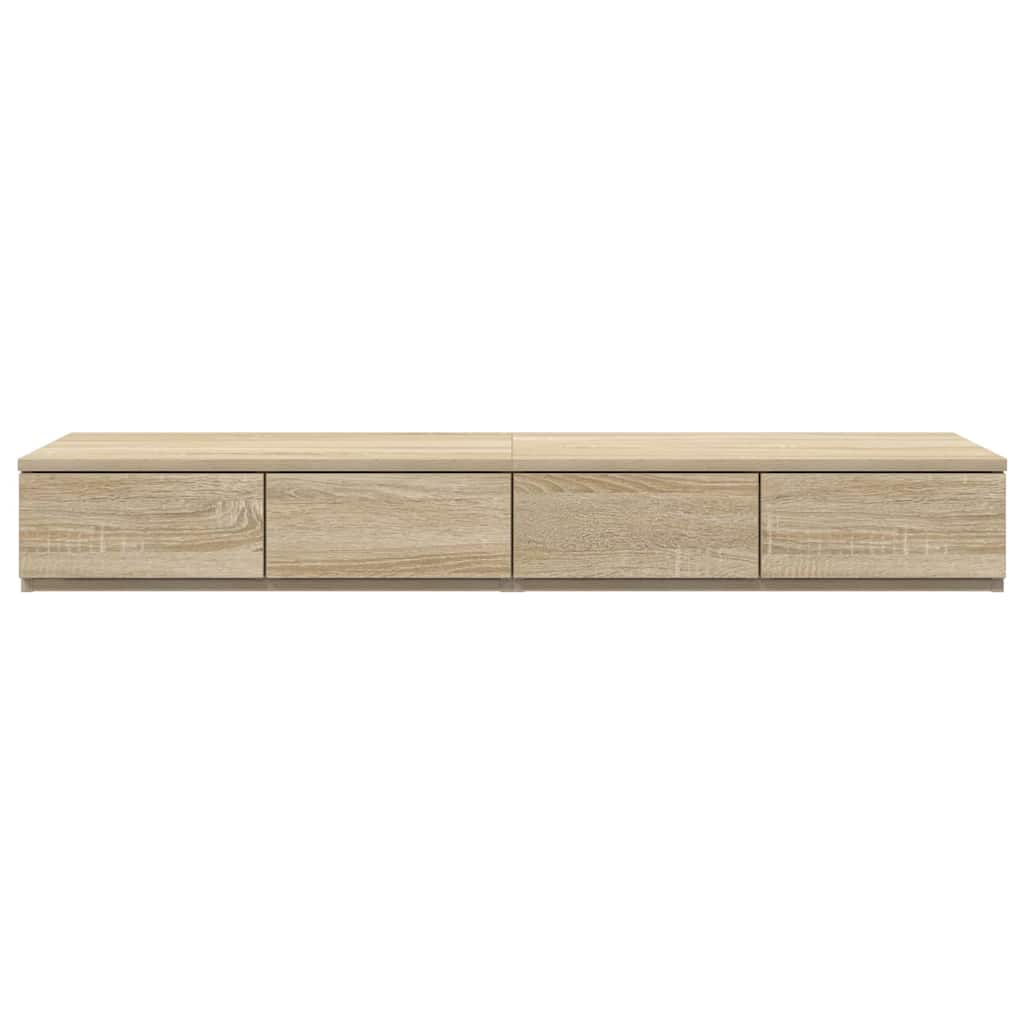 Bed drawer with drawer Sonoma oak 120 x 36.5 x 16.5 cm