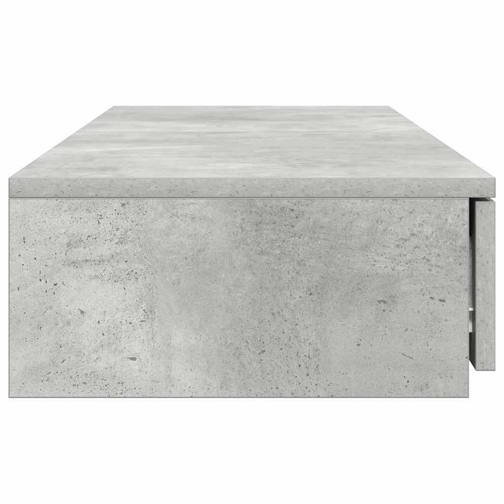 Bed drawers with drawers Concrete grey 120 x 36.5 x 16.5 cm