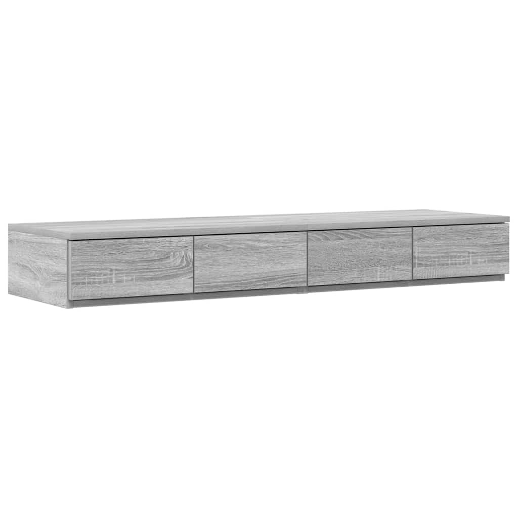 Gultu atvilktnes, pelēka Sonoma, 120 x 36,5 x 16,5 cm