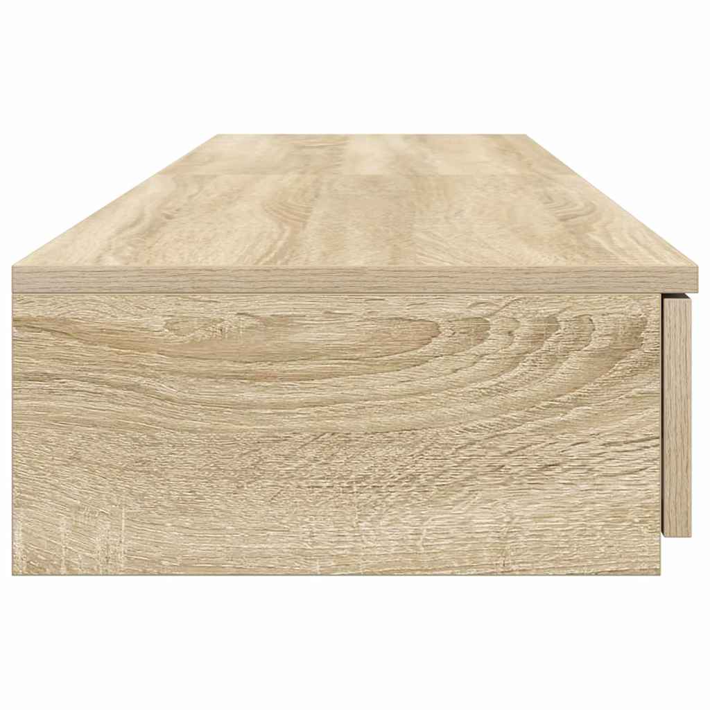 Bed drawers with drawer Sonoma oak 140 x 36.5 x 16.5 cm