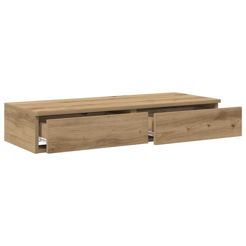 Bed drawers Artisan oak 75 x 36.5 x 16.5 cm