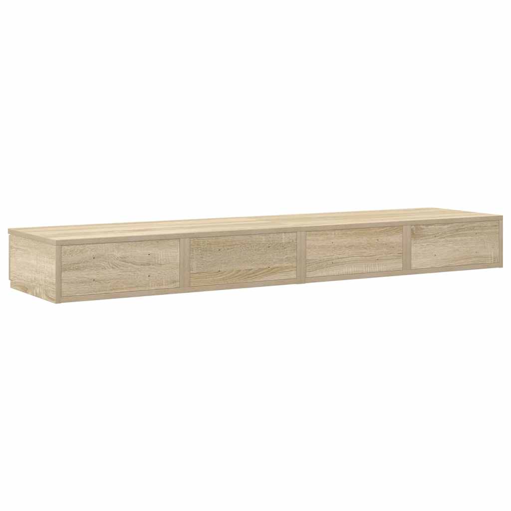 Bed Drawers with Drawer Sonoma Oak 160 x 36.5 x 16.5 cm