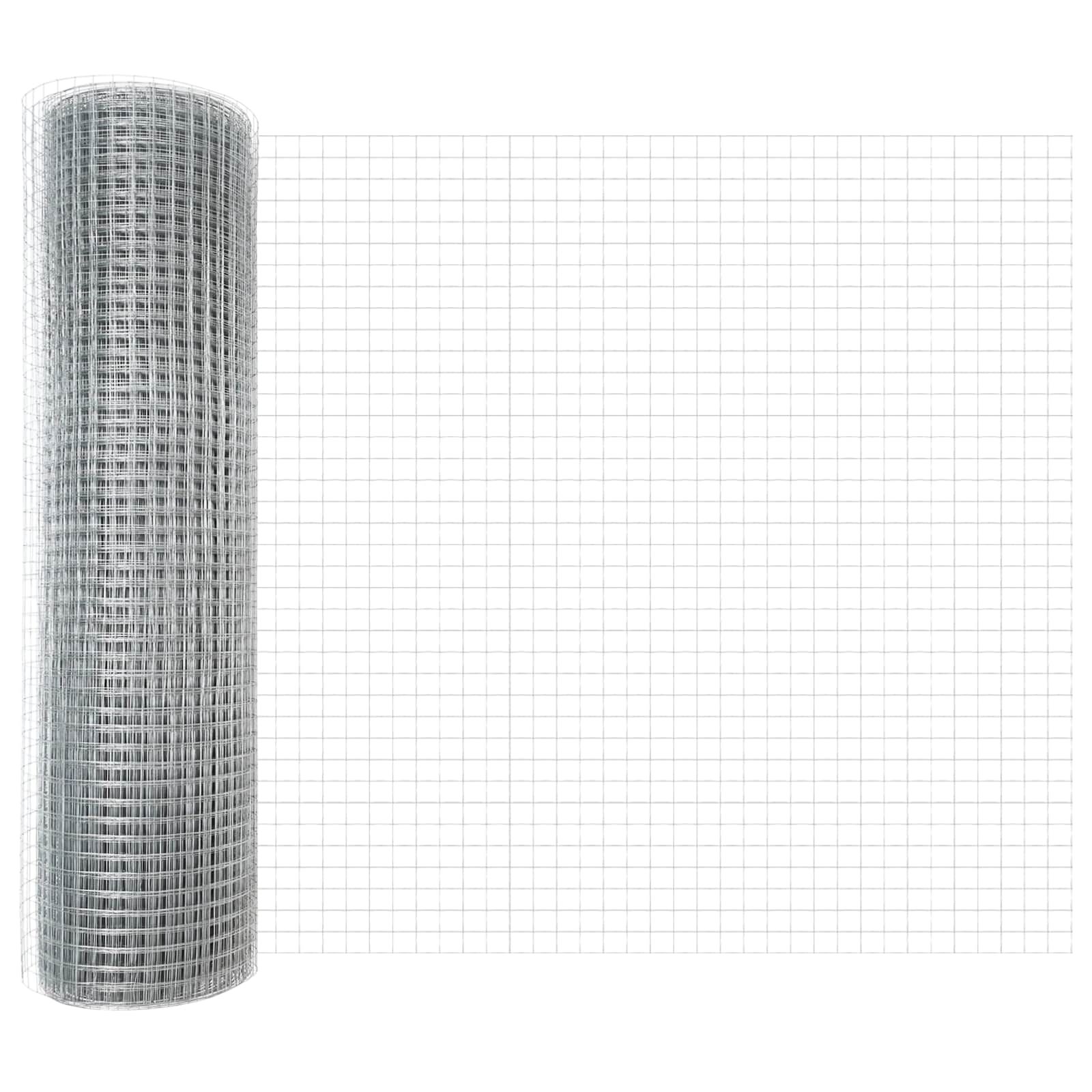 Suvirinto vielos tvoros 1000 x 80 cm Sidabro