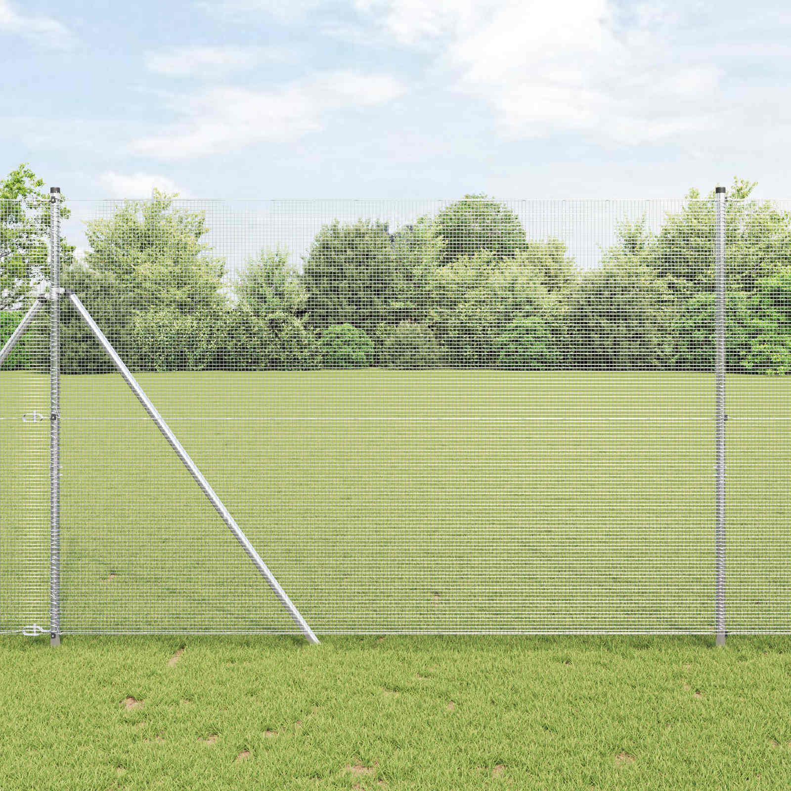 Suvirinto vielos tvoros Sidabro 1.6 x 10 m