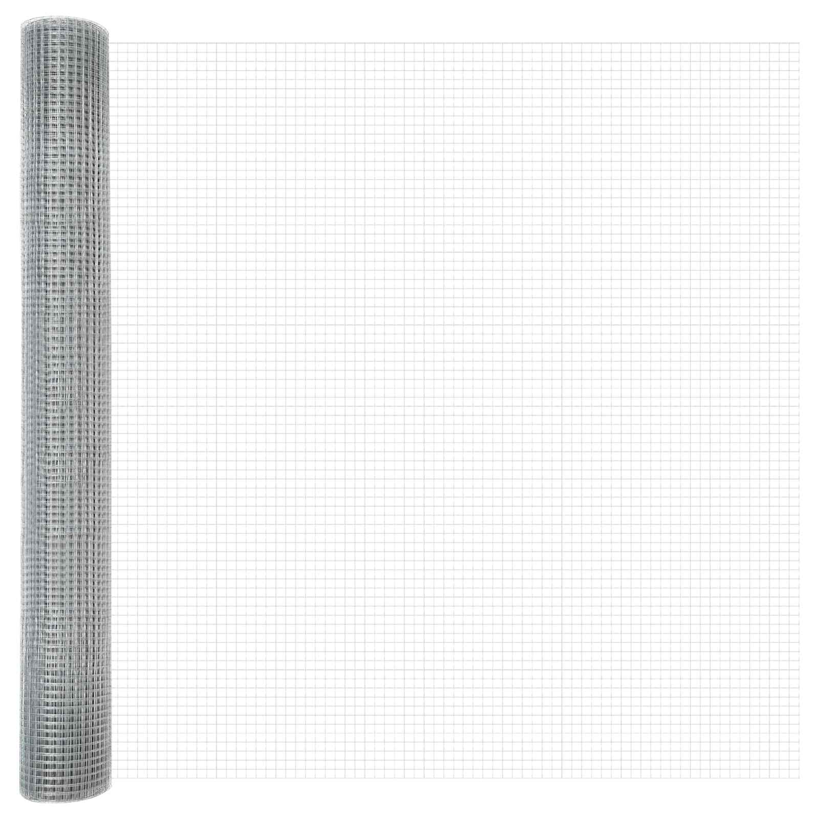 Suvirinto vielos tvoros Sidabro 1.2 x 25 m