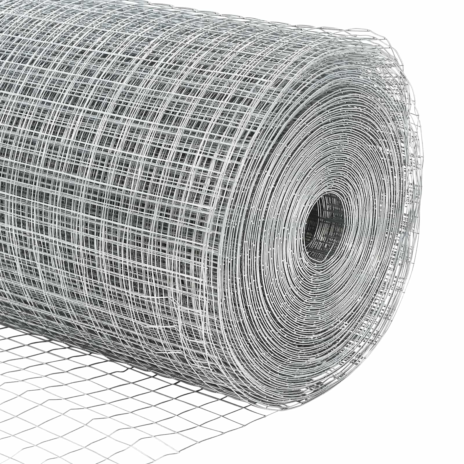 Metinātais stiepļu žogs sudraba 0.4 x 50 m