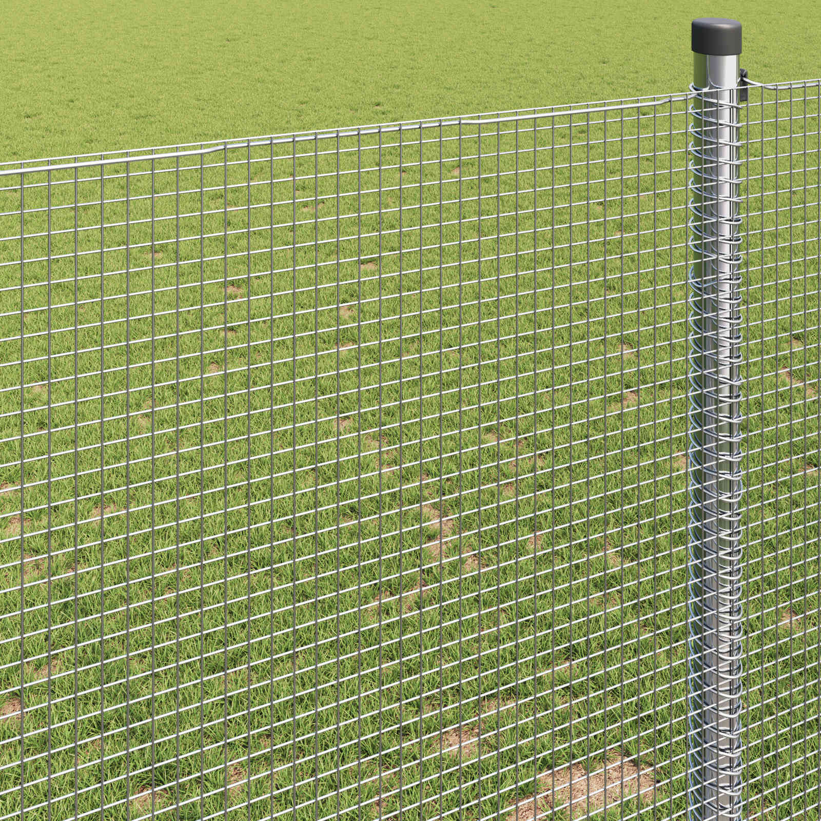 Welded Wire Fence Silver 1.2 x 50 m
