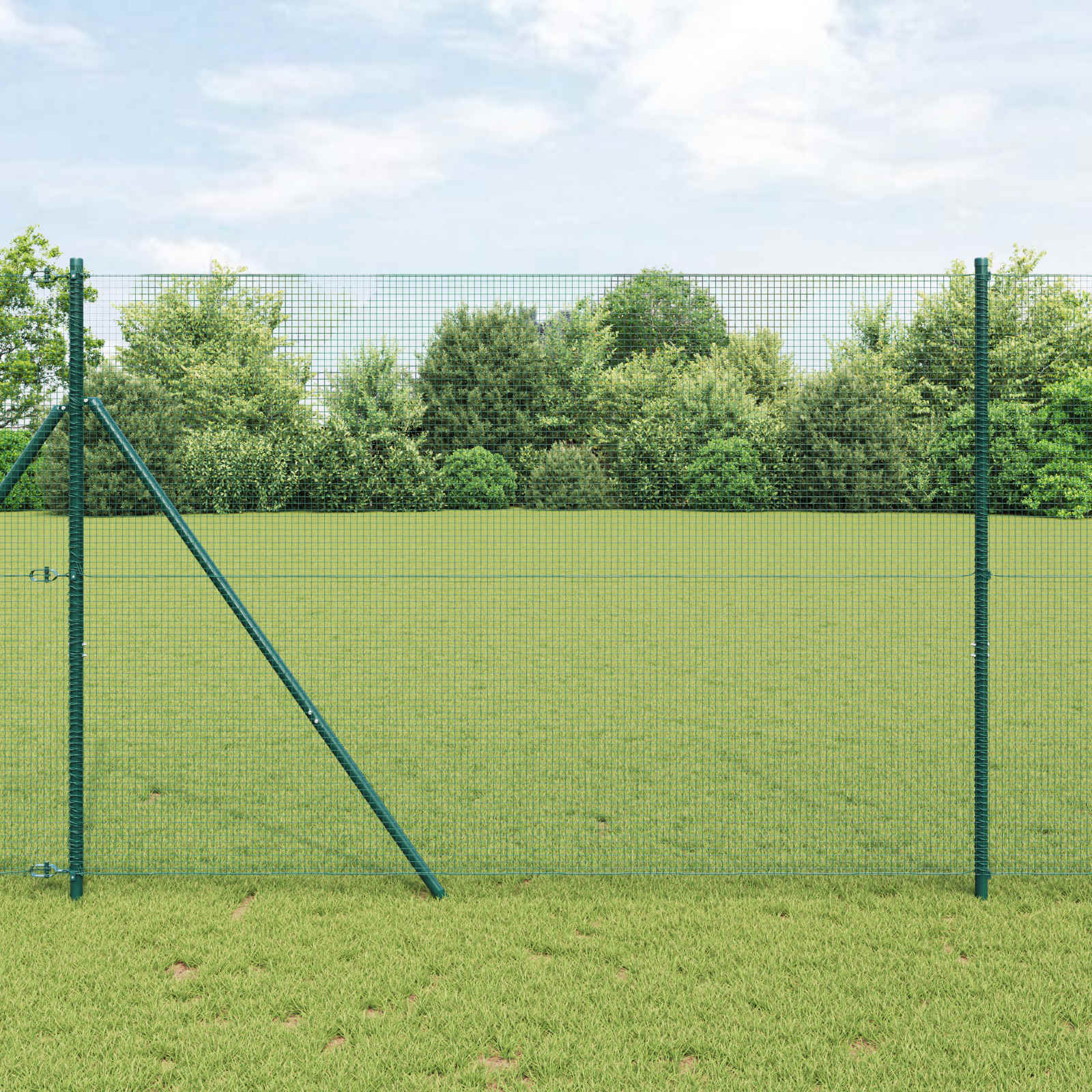 Suvirinto vielos tvoros Žalia 1.6 x 10 m