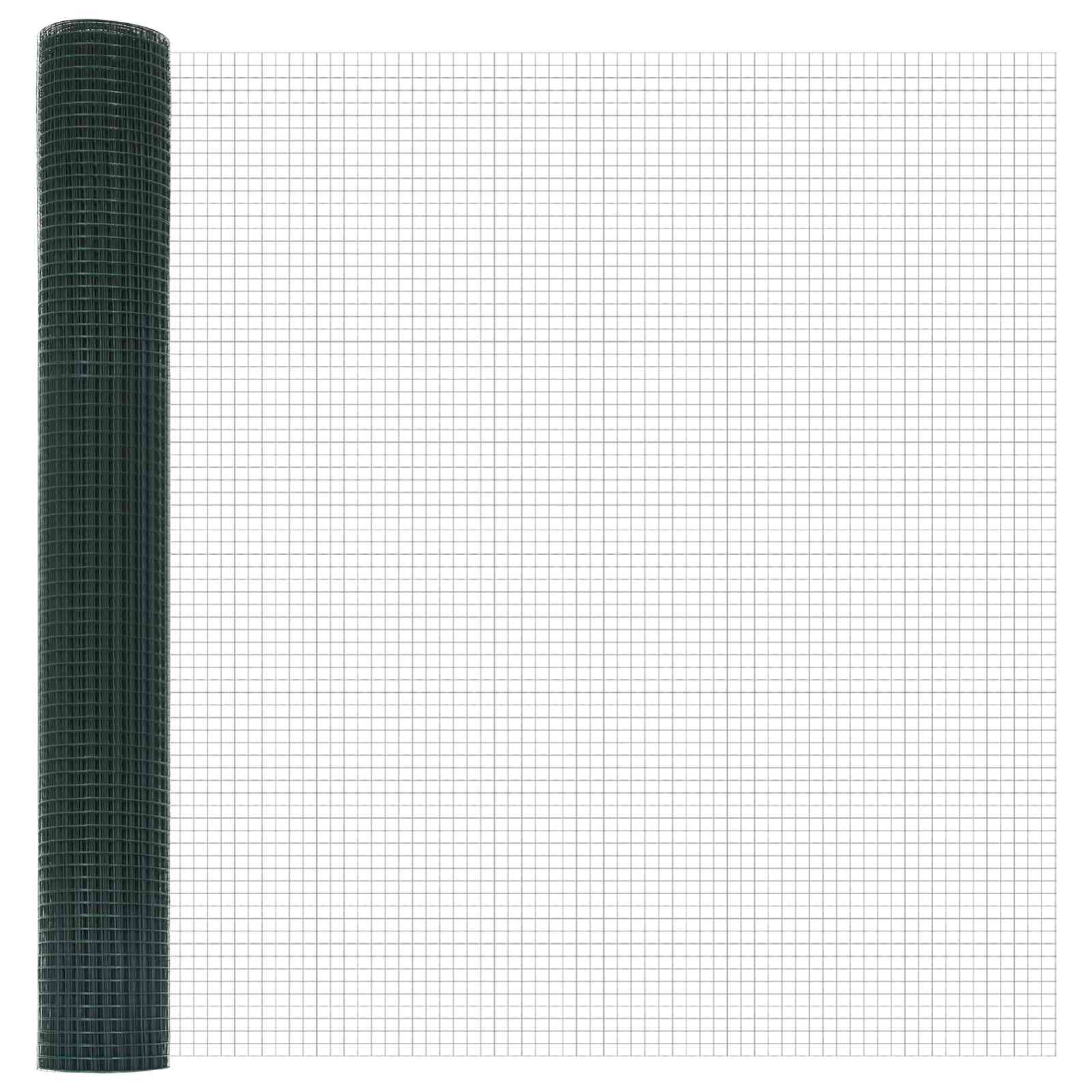 Metināta stiepļu žogs Zaļš 1.2 x 25 m