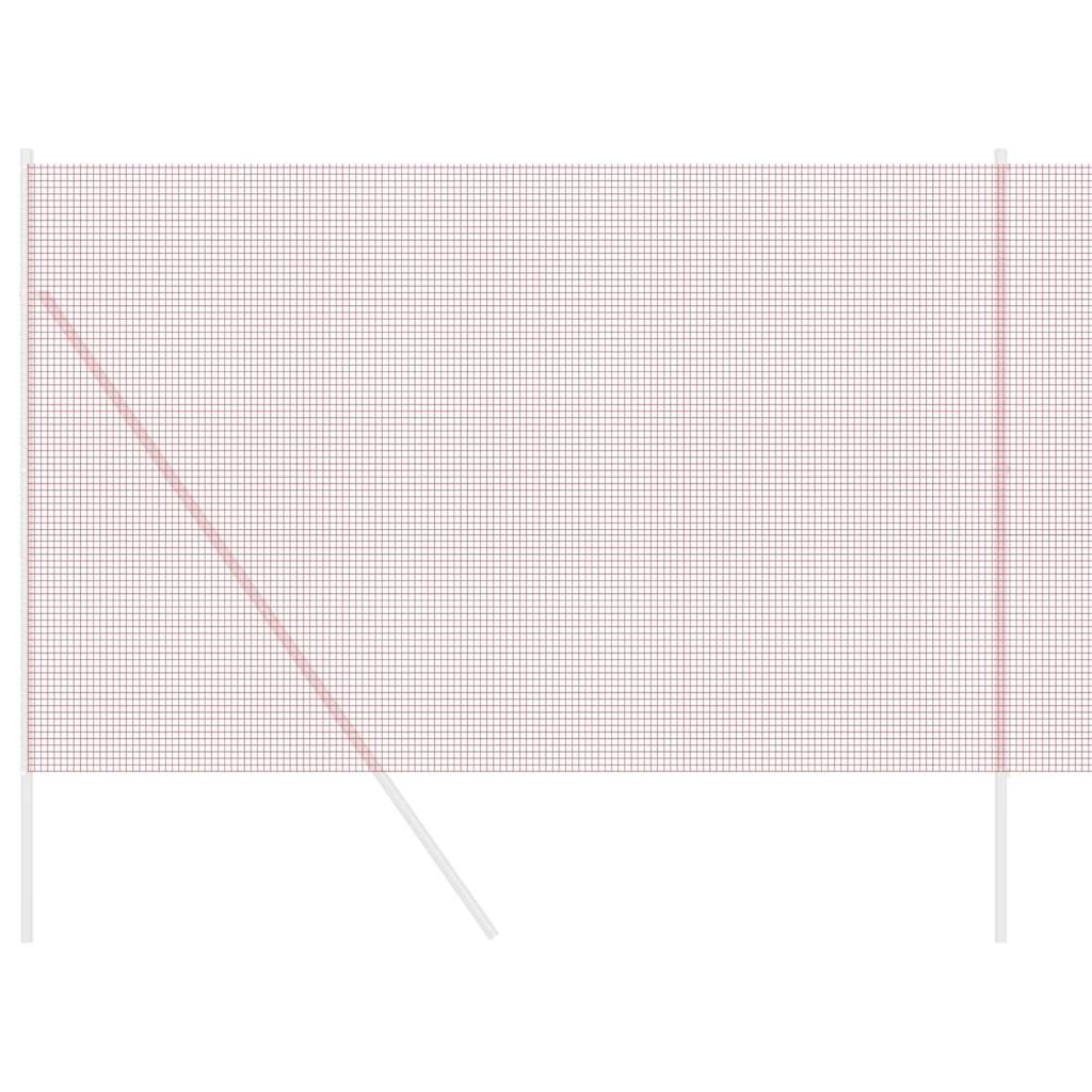Suvirinto vielos tvoros Raudona 1.5 x 25 m