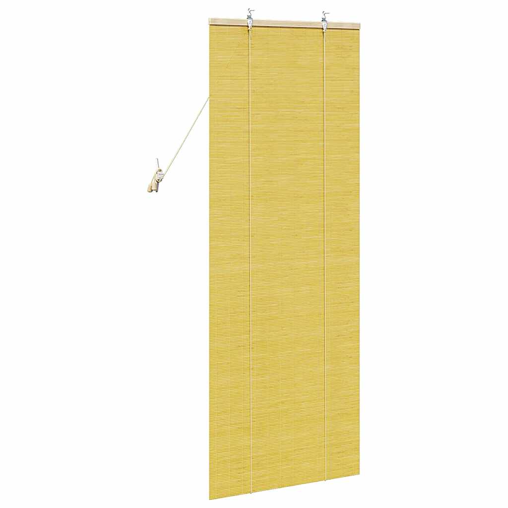 Roletas Geltona 60 x 160 cm Bambukas