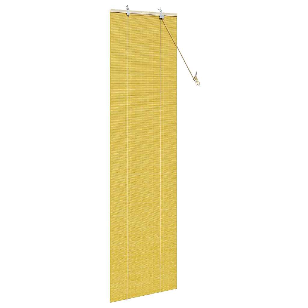 Roletas Geltona 60 x 220 cm Bambukas