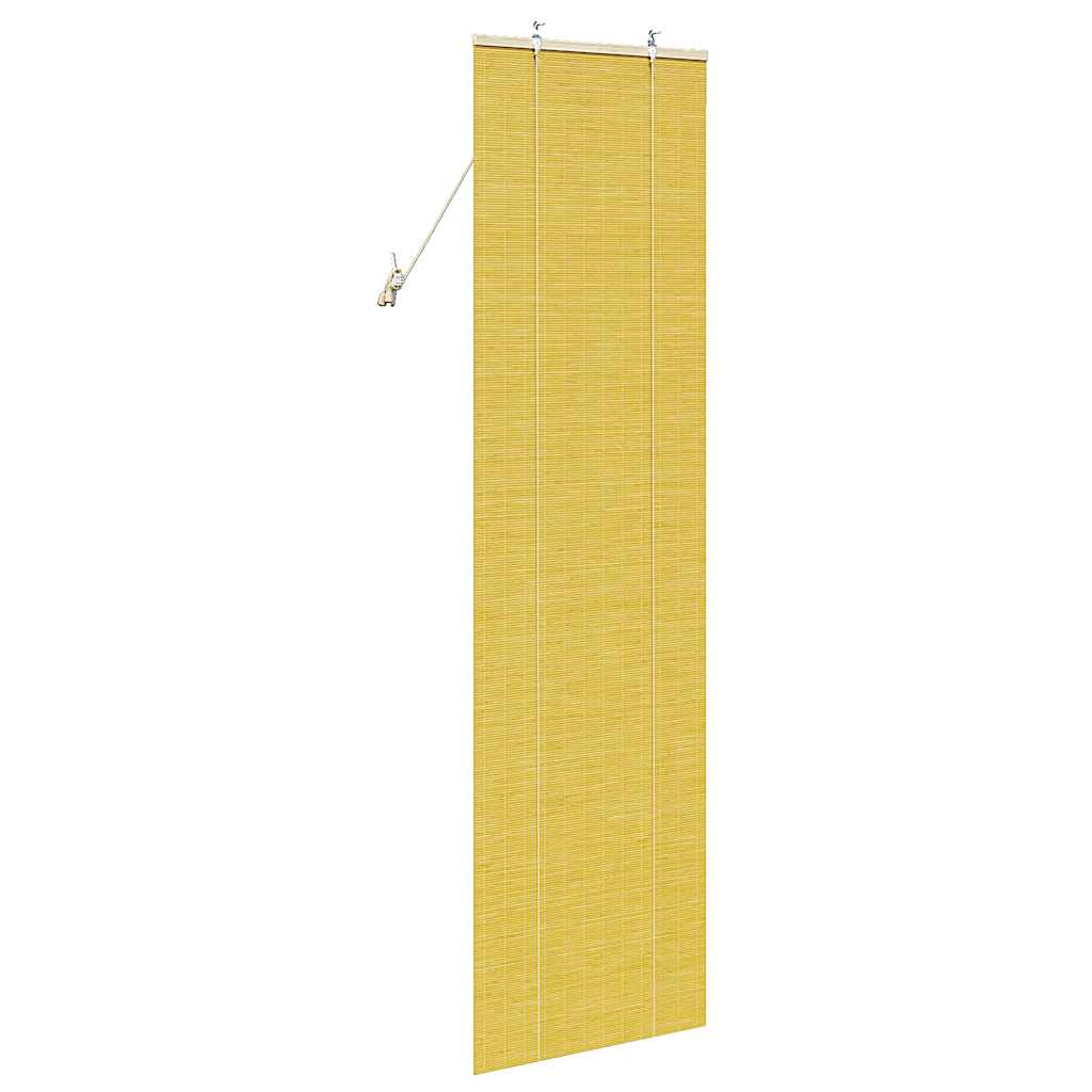Roletas Geltona 60 x 220 cm Bambukas