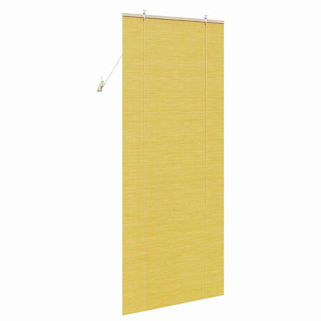 Roletas Geltona 80 x 220 cm Bambukas