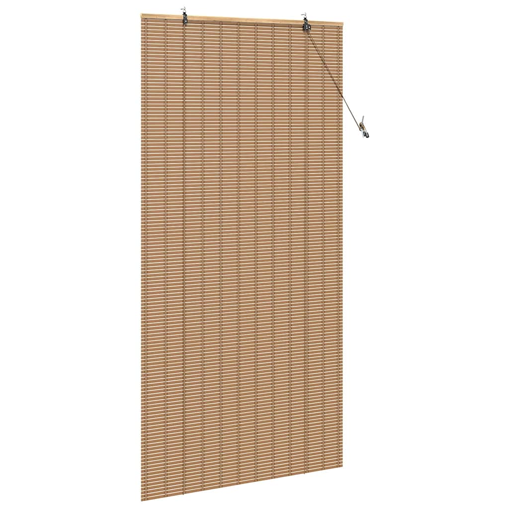 Rulode ar aizkariem Gaiši brūna 110 x 220 cm bambuss