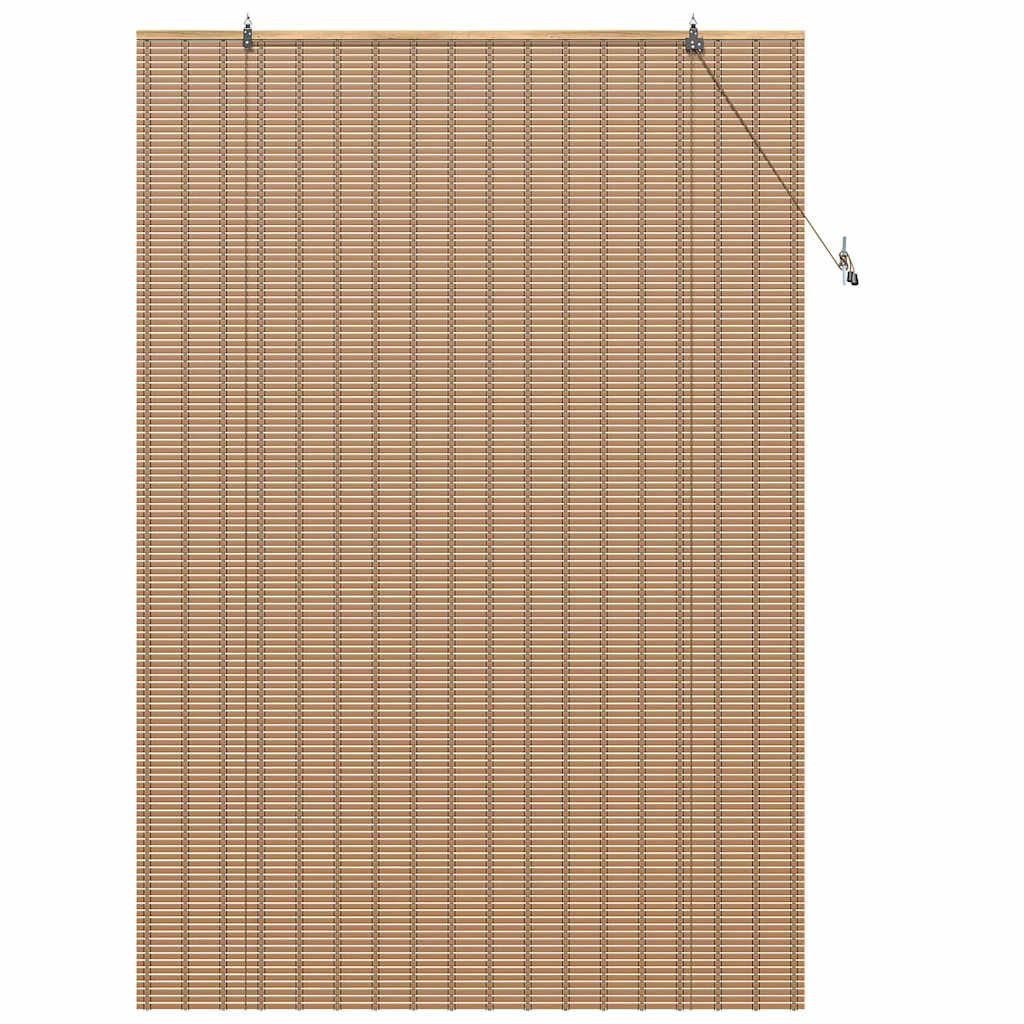 Rullo žalūzija ar aizkariem Gaiši brūna 140 x 220 cm bambuss