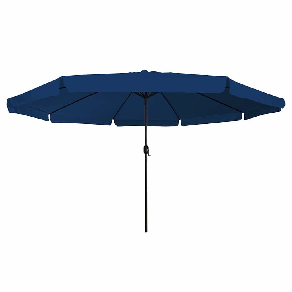 Sodo skėtis 394 x 394 x 248 cm Poliesteris ir plienas Azurblau