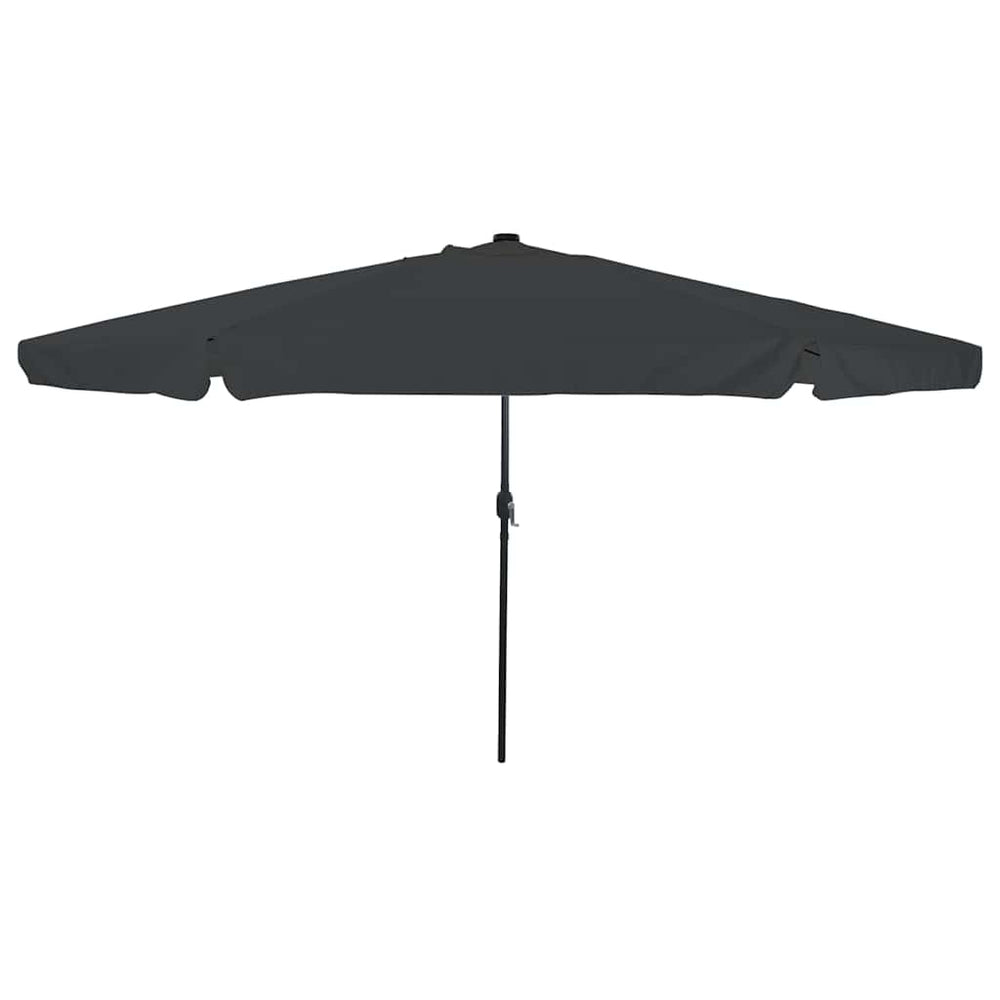 Garden Umbrella with LED Lights ø395x245 cm Anthracite