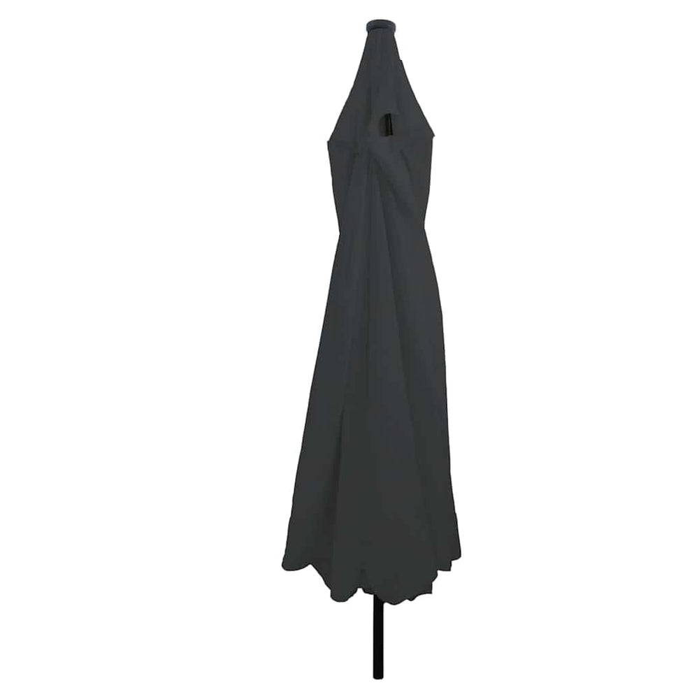 Garden Umbrella with LED Lights ø395x245 cm Anthracite