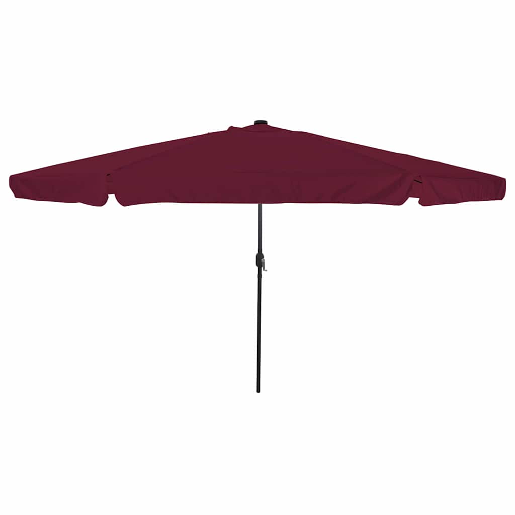 Sodo skėtis LED FAIRFAX, raudona, 395x395x245cm