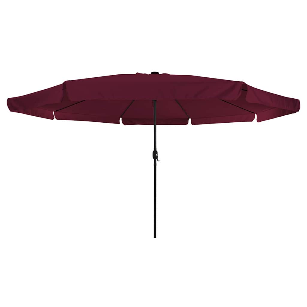 Sodo skėtis LED FAIRFAX, raudona, 395x395x245cm