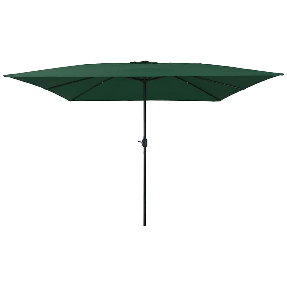 Rectangular Garden Parasol 295x245 cm Green