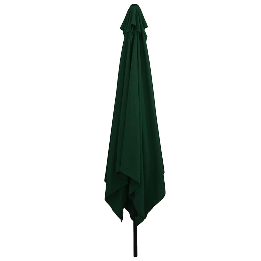 Dārza saulessargs FENTON, zaļš, 295x295x245 cm