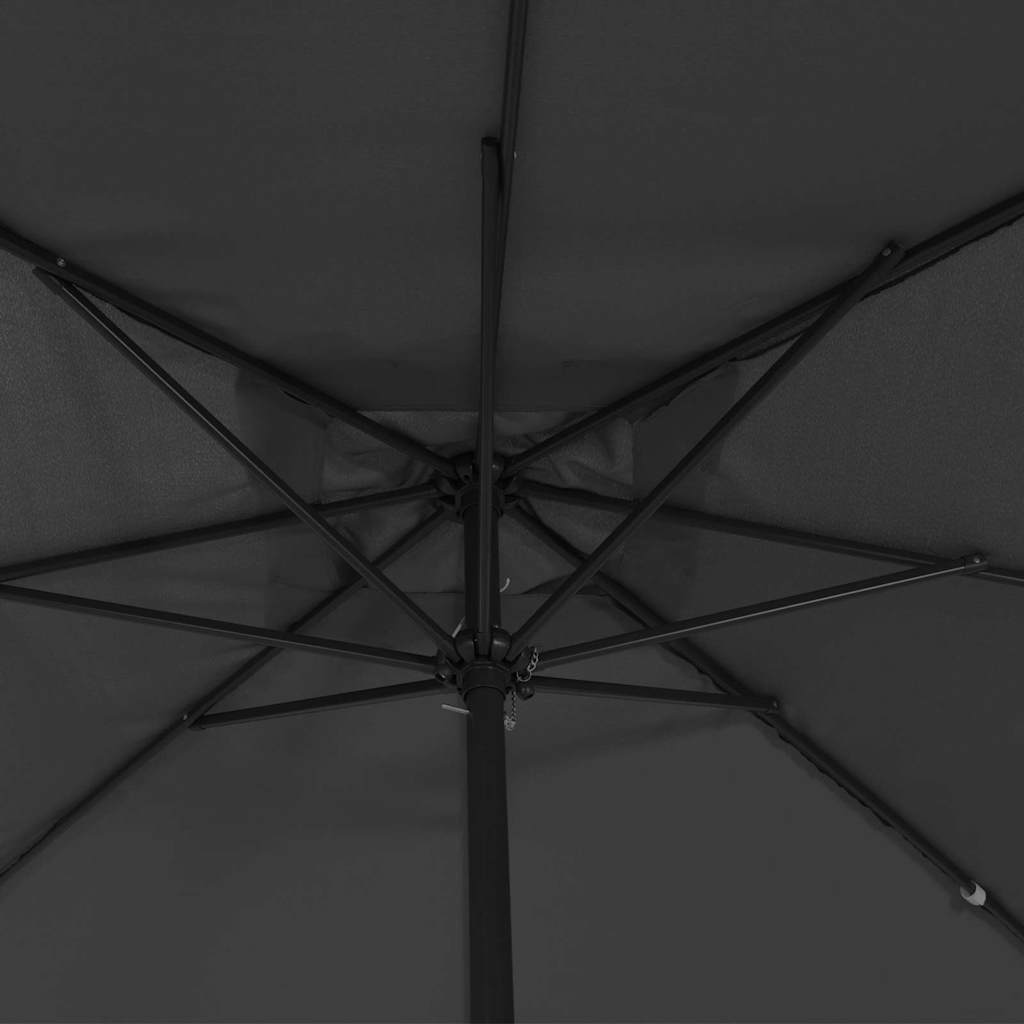 Rectangular Garden Umbrella 295x245 cm Anthracite