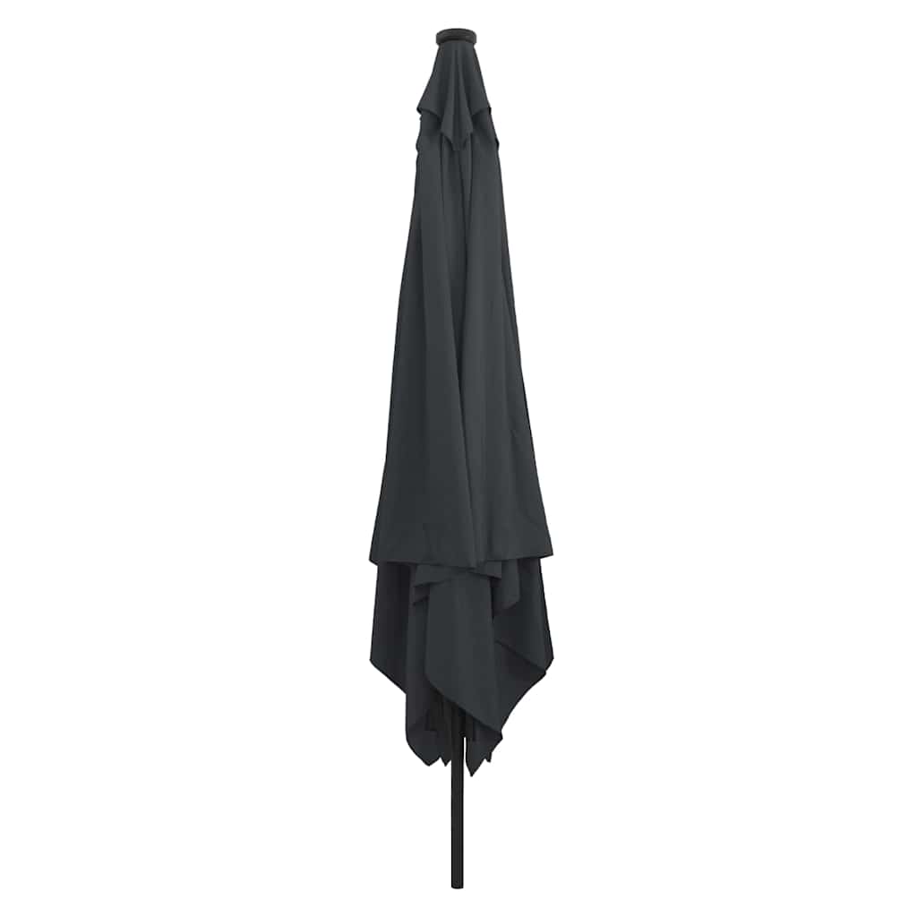 Sodo skėtis LED FINLAY, antracitinė, 295x295x245cm