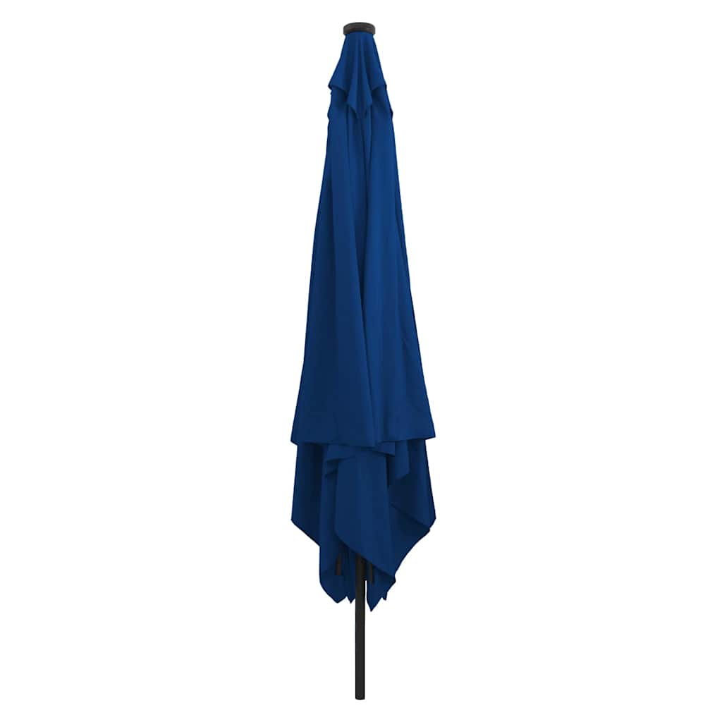 Dārza saulessargs LED FINLAY, zils, 295x295x245cm