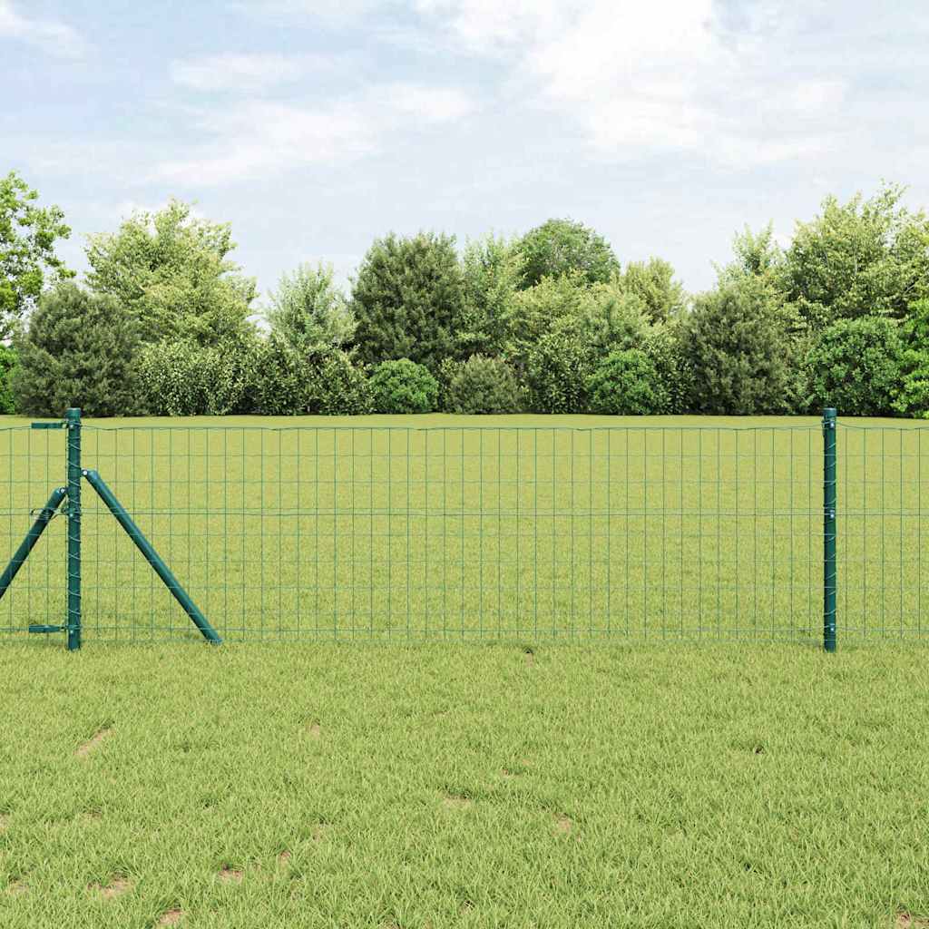 Euro tvora Žalia 0.4 x 10 m PVC padengta geležis
