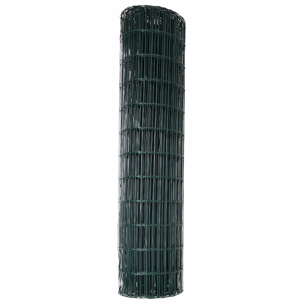 Euro fence Green 1 x 10 m PVC-coated iron