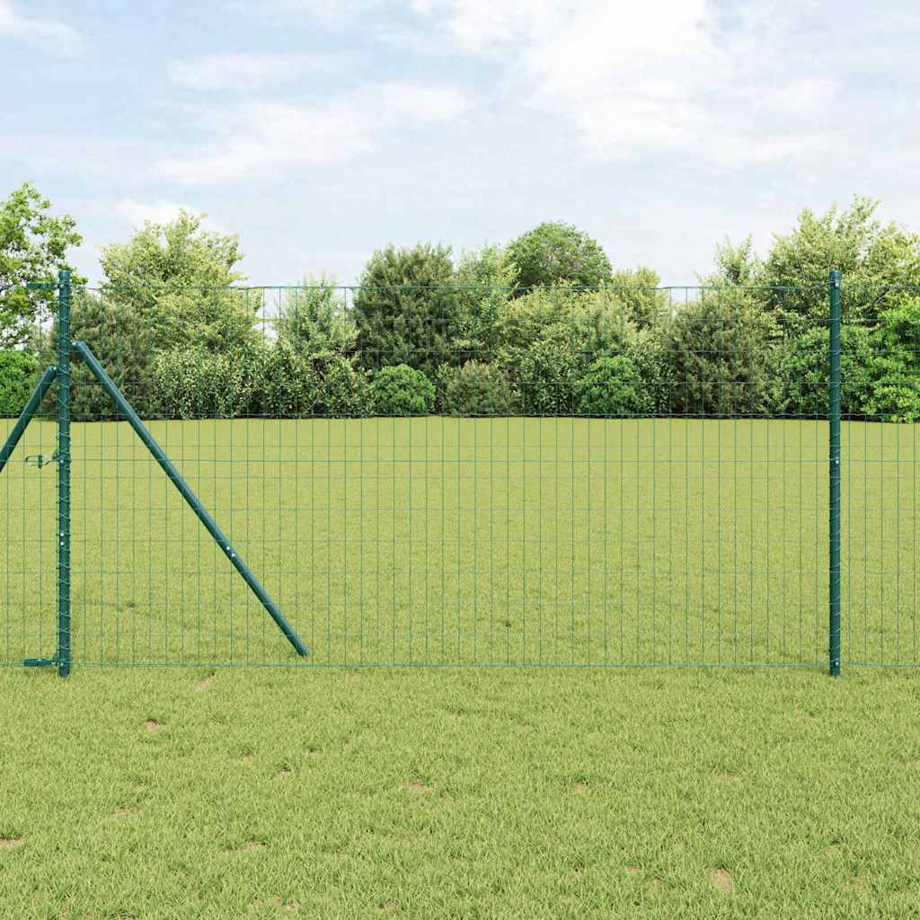 Euro žogs Zaļš 1,4 x 10 m ar PVC pārklājumu dzelzs