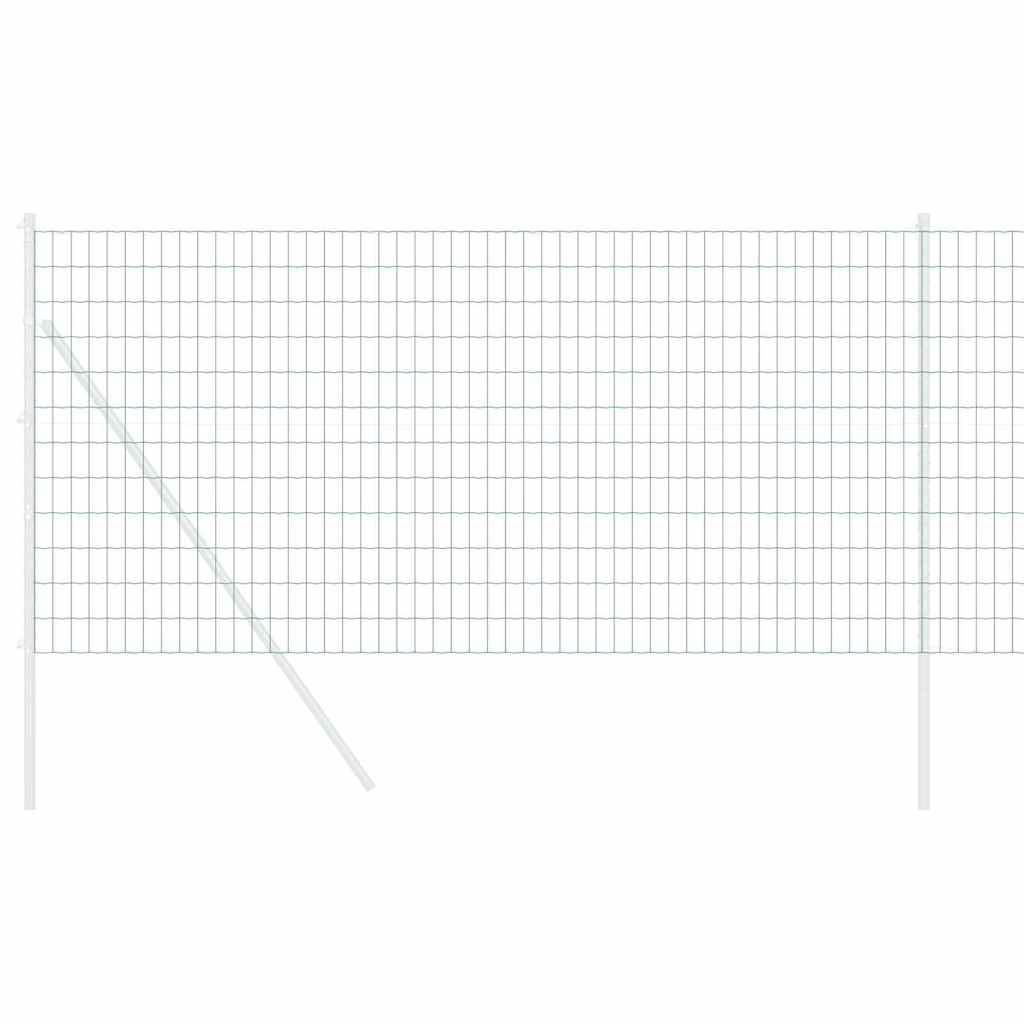 Euro žogs Zaļš 1,4 x 10 m ar PVC pārklājumu dzelzs