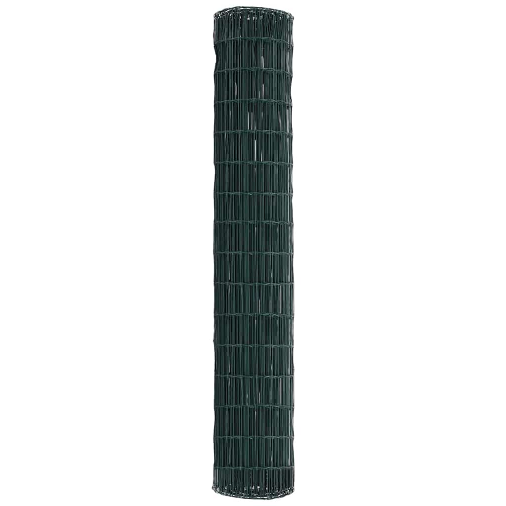 Euro žogs Zaļš 1,5 x 10 m PVC pārklāts tērauds