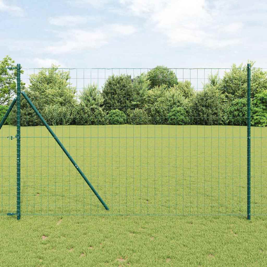 Euro Fence Green 1.6 x 10 m PVC Coated Iron