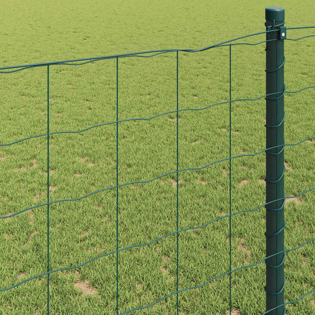 Euro žogs Zaļš 0.6 x 10 m ar PVC pārklājumu dzelzs