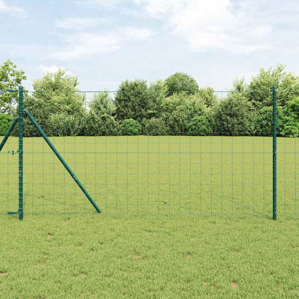 Euro Fence Green 1.4 x 10 m PVC Coated Iron
