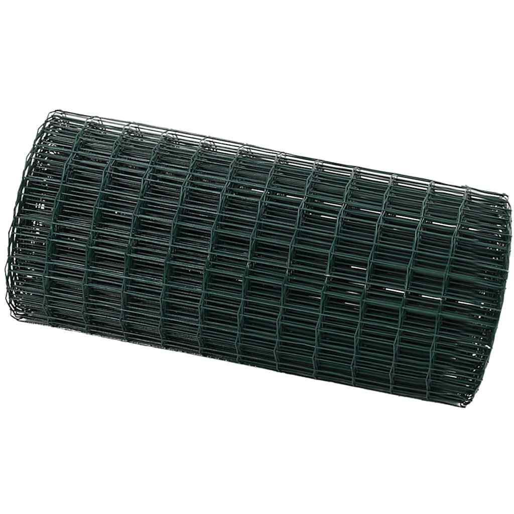 Euro fence Green 0.8 x 25 m PVC coated iron